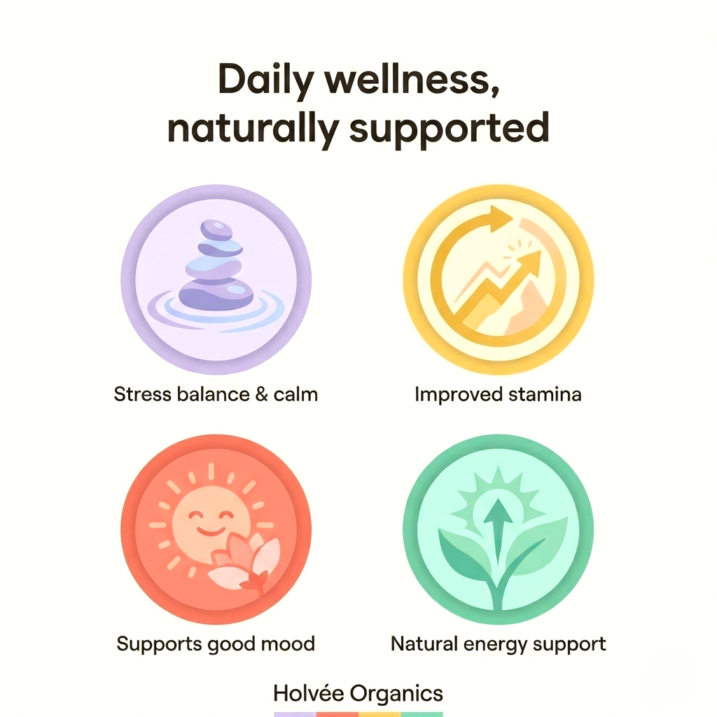 Organic Ashwagandha Powder 100g | Holvée Organics